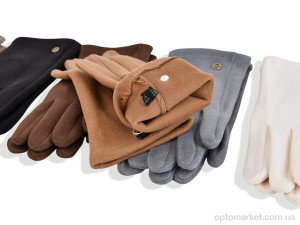 Рукавички жіночі 3-215 mix Anjela мікс  оптом от Optomarket