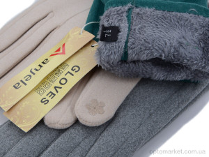 Рукавички жіночі 3-53 mix Anjela мікс  оптом от Optomarket