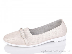 Купить Балетки жіночі 3-72B Fuguiyun бежевий