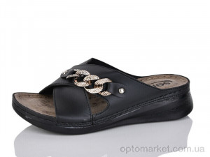 Купить Шльопанці жіночі 3001-10 black Serra чорний