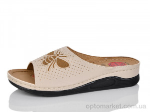 Купить Шльопанці жіночі 3001-7 beige Serra бежевий