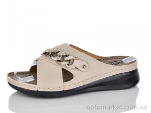 Купить Шльопанці жіночі 3001-9 beige Serra бежевий