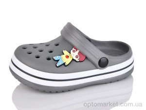 Купить Крокси дитячі 3002-243B Luck Line сірий