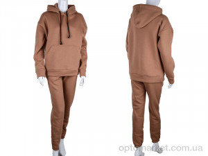 Спортивний костюм жіночі 3002 brown Baldoria коричневий  оптом от Optomarket