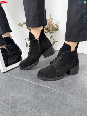 Черевики жіночі 3005 ч.з. хутро ARTO чорний  оптом от Optomarket