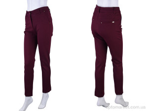 Брюки жіночі 3006-6 (08954) bordo Kapok бордовий оптом от Optomarket