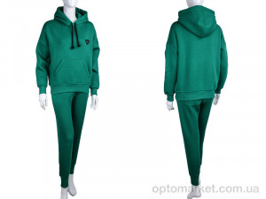 Спортивний костюм жіночі 3007 green P.ada зелений  оптом от Optomarket