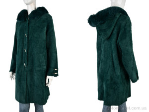 Пальто жіночі 30075 green Edel зелений  оптом от Optomarket