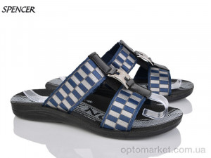 Купить Шльопанці чоловічі 301 синій Spencer синій