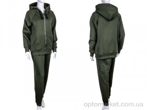 Спортивний костюм жіночі 3015 khaki Baldoria зелений  оптом от Optomarket