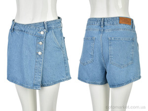 Юбка-шорти жіночі 302-7146 blue Medusa синій  оптом от Optomarket