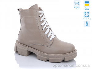 Купить Черевики жіночі 302 беж. кожа Mona Lisa бежевий