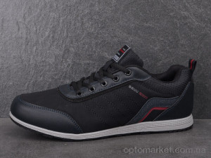 Кросівки чоловічі 3127-8 Sayota чорний  оптом от Optomarket