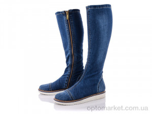 Купить Чоботи жіночі 315 джинс Ersax синій