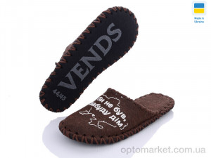 Капці чоловічі 315W коричневый Vends коричневий  оптом от Optomarket