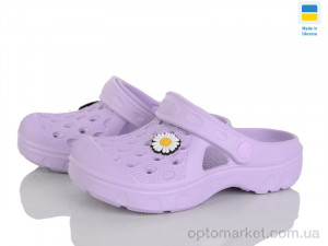 Купить Крокси дитячі 327 фіолетовий Dago фіолетовий