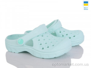 Купить Крокси дитячі 327 м'ята Dago зелений