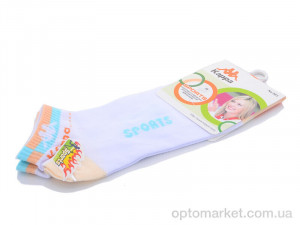 Шкарпетки дитячі 327 K.ppa білий  оптом от Optomarket