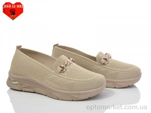 Купить Сліпони жіночі 328-5 Jiao Li Mei бежевий