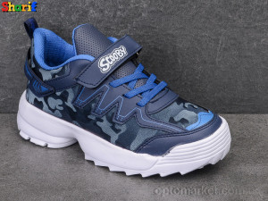 Кроссовки детские 3280-6 (31-35) Scooby синий  оптом от Optomarket