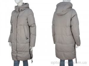 Пальто жіночі 329-02 d.beige П2П бежевий  оптом от Optomarket