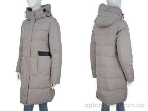 Пальто жіночі 331-05 d.beige П2П бежевий  оптом от Optomarket