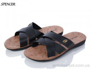 Купить Шльопанці чоловічі 3310 чорний Spencer чорний