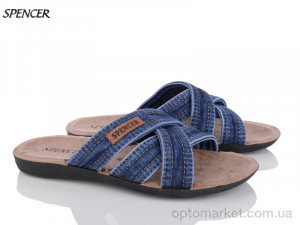 Купить Шльопанці чоловічі 3310 джинс Spencer синій