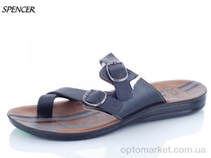 Купить Шльопанці чоловічі 3325 черный Spencer чорний