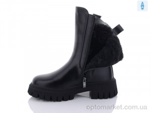 Черевики жіночі 3327-1 Purlina чорний  оптом от Optomarket