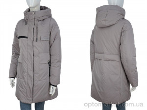 Куртка жіночі 333-05 d.beige П2П бежевий  оптом от Optomarket