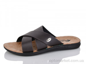 Купить Шльопанці чоловічі 3333-2 kahve-old Demur коричневий