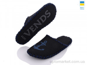 Капці чоловічі 334M чорний Vends чорний  оптом от Optomarket