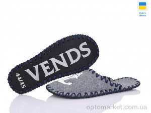 Капці чоловічі 334M сірий Vends сірий  оптом от Optomarket
