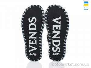 Капці чоловічі 336M чорний Vends чорний  оптом от Optomarket