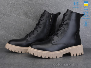 Черевики жіночі 3416A-2M Ailinda чорний  оптом от Optomarket