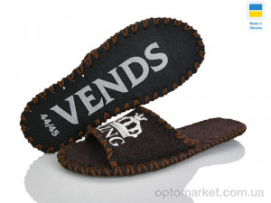 Капці чоловічі 344M коричневий Vends коричневий  оптом от Optomarket