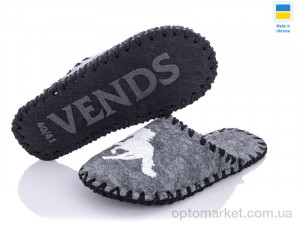 Капці чоловічі 346М сірий Vends сірий  оптом от Optomarket