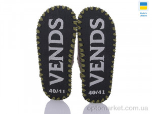 Капці чоловічі 347M коричневий Vends  оптом от Optomarket