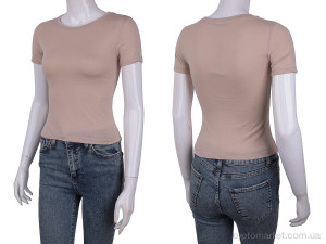 Футболка жіночі 3488-2098-4 beige Wildeness бежевий  оптом от Optomarket