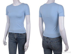 Футболка жіночі 3488-2098-9 l.blue Wildeness блакитний  оптом от Optomarket