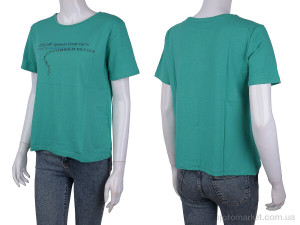 Футболка жіночі 3488-2304-3 green Wildeness зелений  оптом от Optomarket