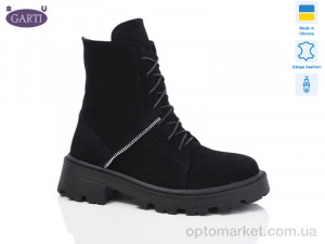 Купить Черевики жіночі 349 чорний замш байка Garti чорний