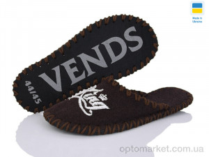 Капці чоловічі 352M коричневий Vends коричневий  оптом от Optomarket