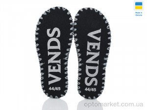 Капці чоловічі 354M асфальт Vends чорний  оптом от Optomarket