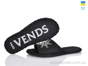 Капці чоловічі 355M чорний Vends чорний  оптом от Optomarket