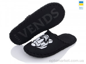Капці чоловічі 359M черный Vends чорний оптом от Optomarket