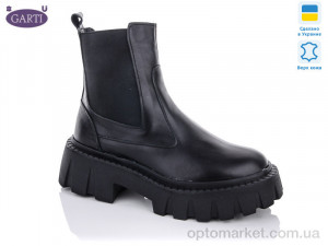 Купить Ботинки женские 360 черн кожа Garti черный