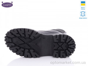 Черевики жіночі 361 Чорна шкіра байка Garti чорний  оптом от Optomarket