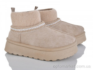 Купить Уги жіночі 367-238 Бабочка-Mengfuna-AESD бежевий
